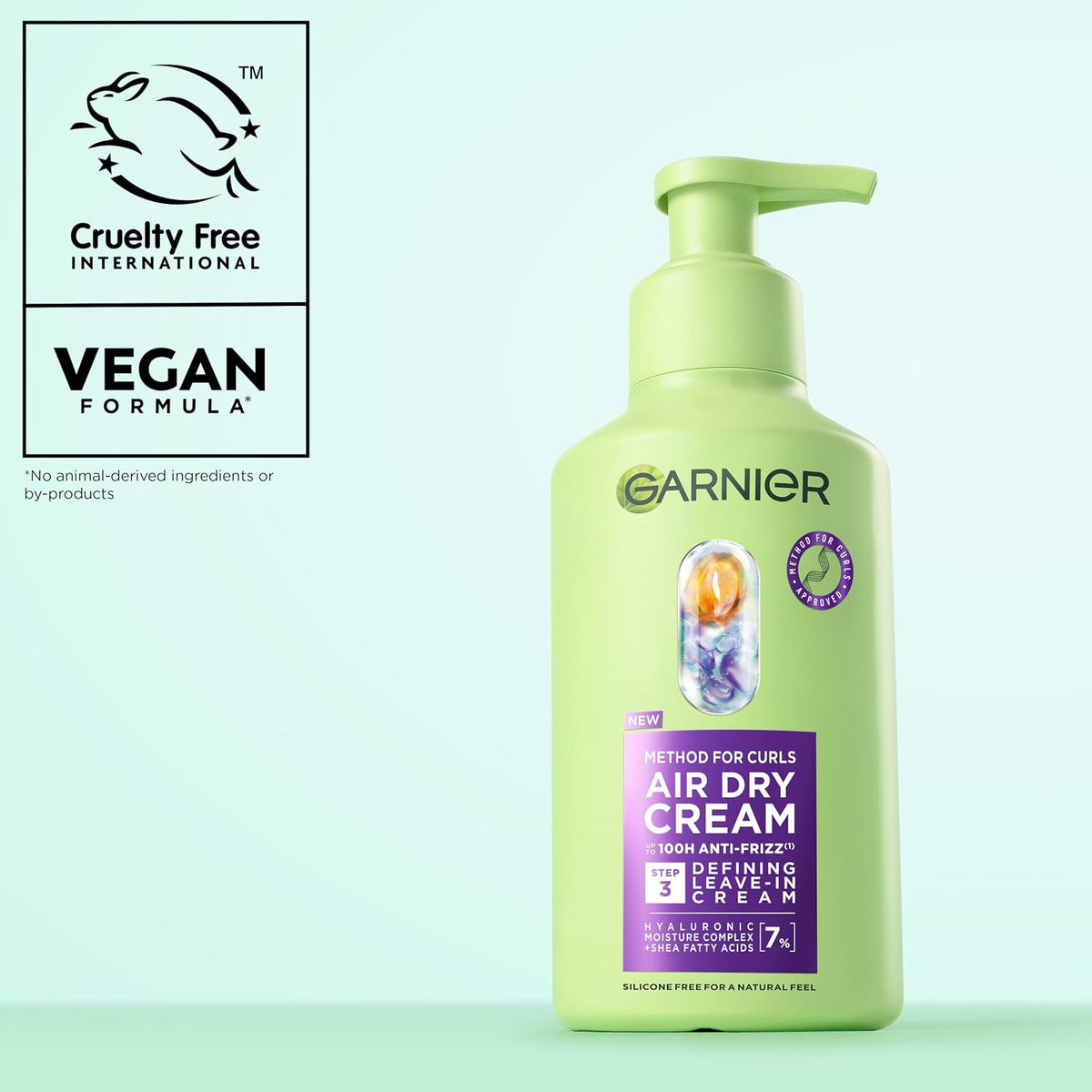 GARNIER Curl Cream, Method for Curls Air Dry Cream Leave-in 260ml