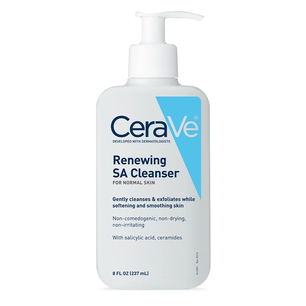 CERAVE Renewing SA Cleanser For Normal Skin Acne-Prone Skin - 236 ml