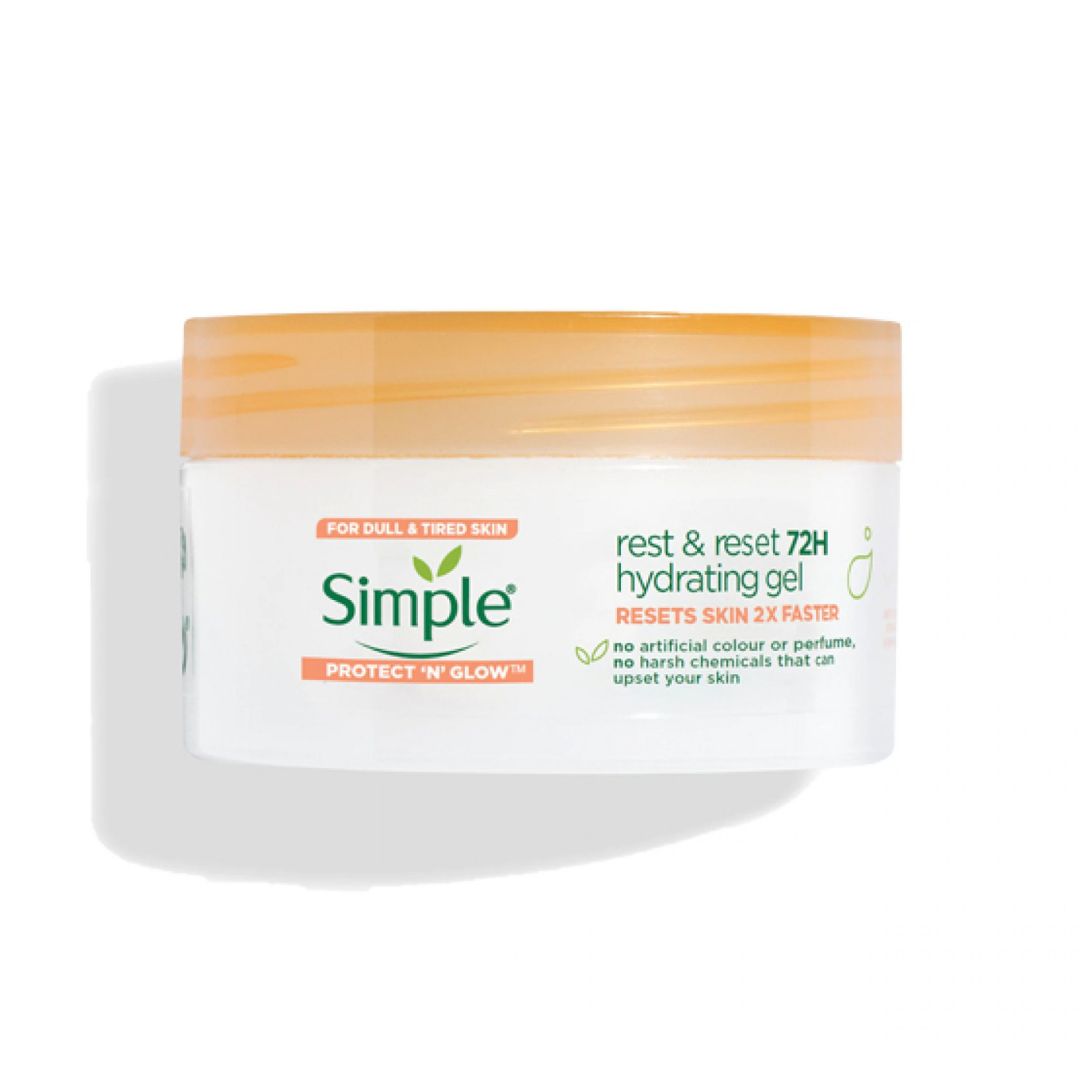 SIMPLE Rest & Reset 72 Hr Hydrating Gel | Protect 'N' Glow - 50 ml
