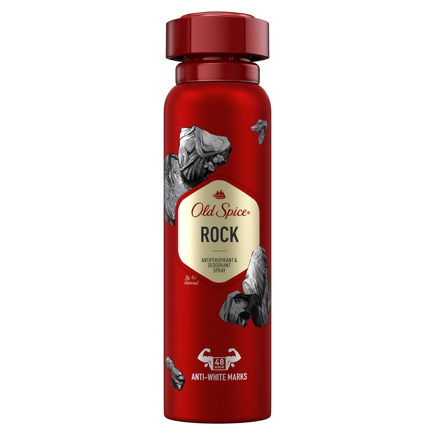 Old Spice Rock Anti Persistent & Deodorant Spray For Men - 48 Hours Protection - 150 ml