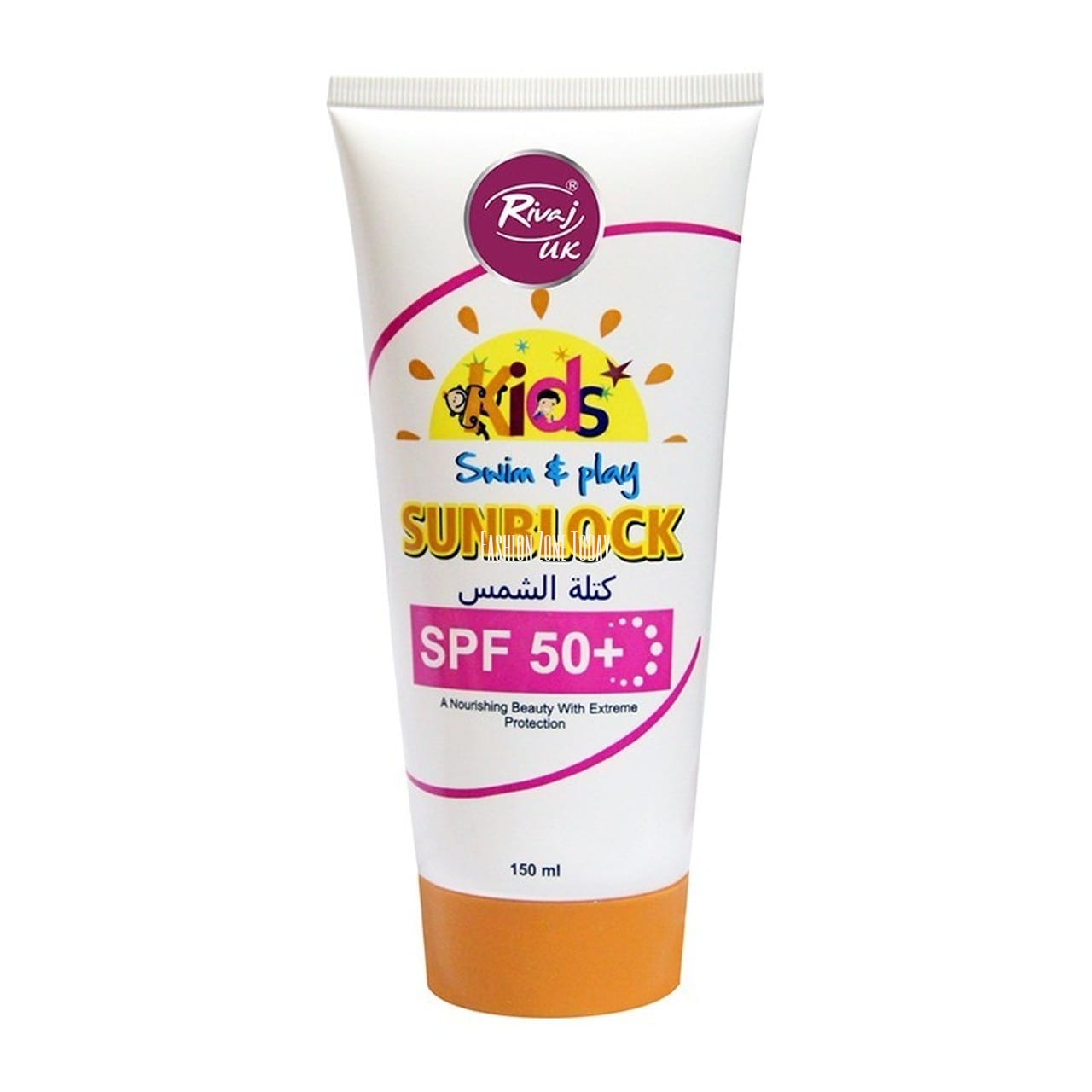 RIVAJ UK Kids Sunblock SPF 50+ Swim & Play - 120ml