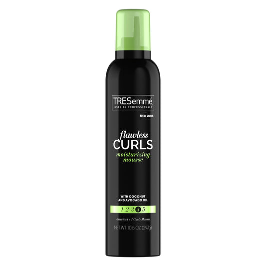 TRESEMME Flawless Curls Moisturizing Mousse For Hair |With Coconut & Avocado Oil (10.5 Ounce) - 297 g