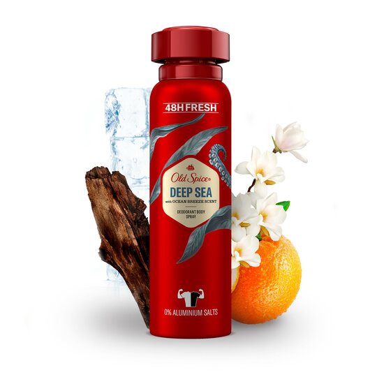 Old Spice Deep Sea Deodorant Body Spray 150ml Enhance Cosmetic