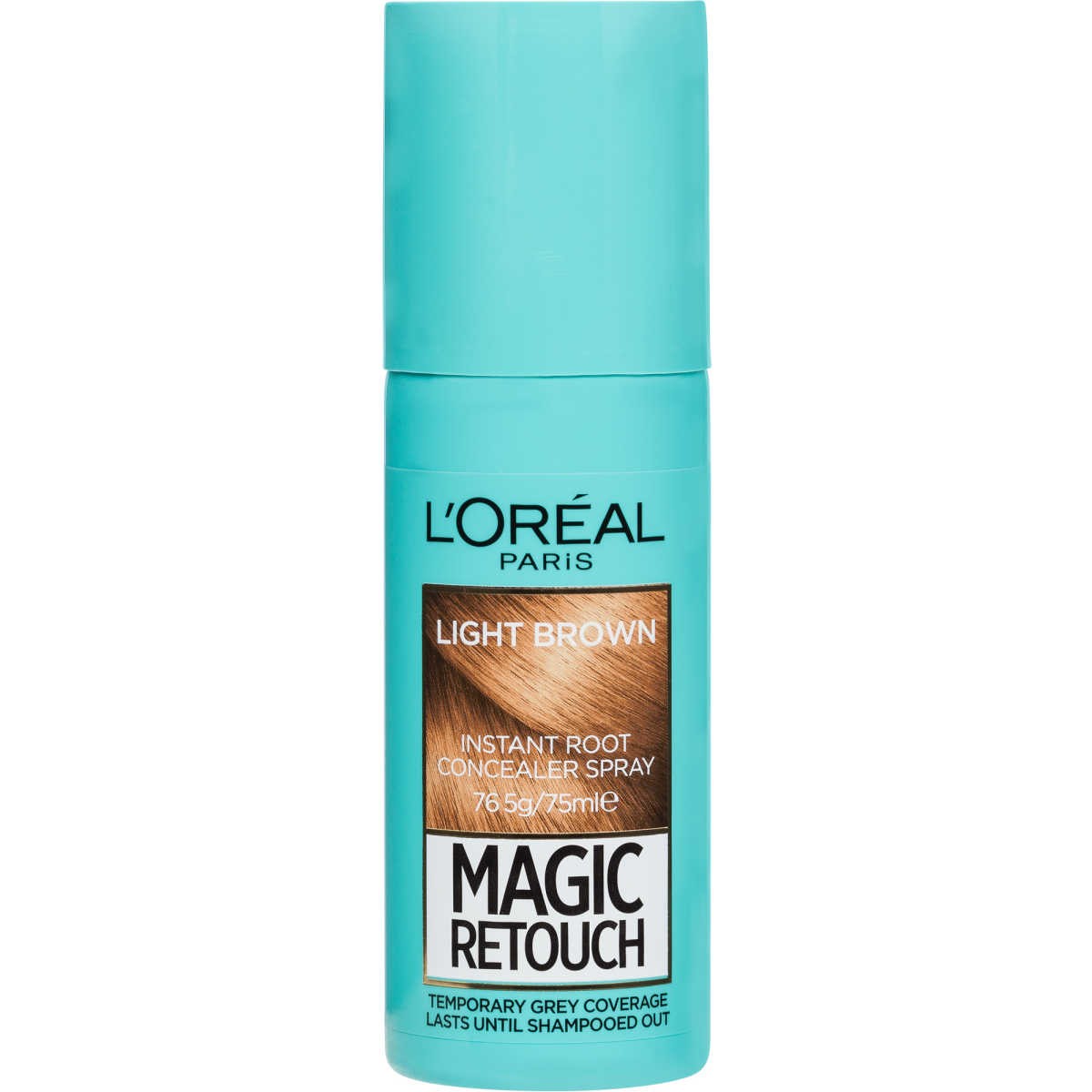 LOREAL Paris Magic Hair Root Colour Concealer Spray, Light Brown - 57g- Made In U.S.A