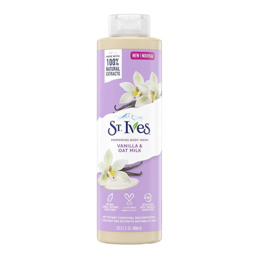 ST. IVES Vanilla & Oat Milk Body Wash - 650ml - Made in USA