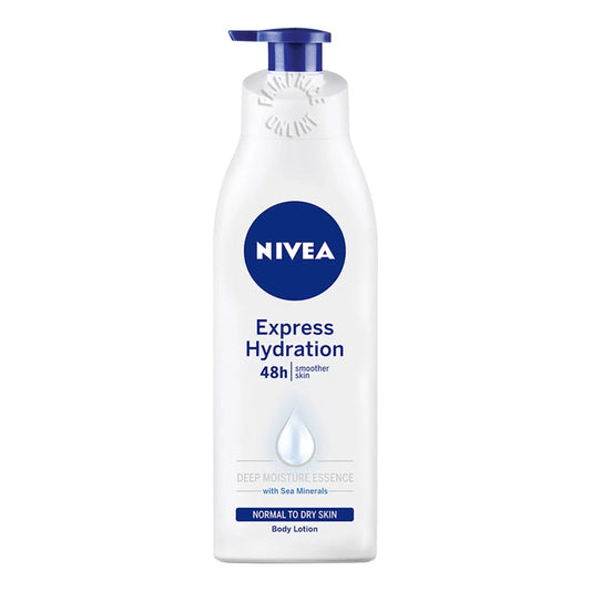 NIVEA EXPRESS Hydration Body Lotion Normal To Dry Skin | 48 Hr Smoother Skin - 400 ml