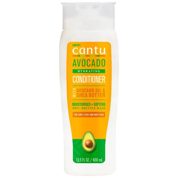 CANTU Avocado Hydrating Conditioner with Avacado Oil & Shea Butter for Curls, Coils and Wavy Hair - 400ml