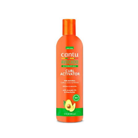 CANTU Avocado Oil and Shea Butter Curl Activator Cream, Silicon Free - 355 ml