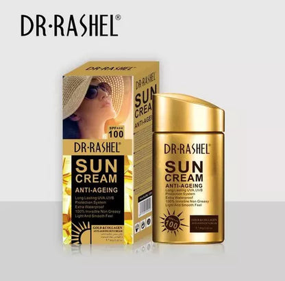 DR. RASHEL SPF 100+++ Gold & Collagen Sun Cream - 80 g