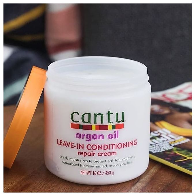 CANTU Argan Oil Leave in Conditioning Repair Cream - 453 g