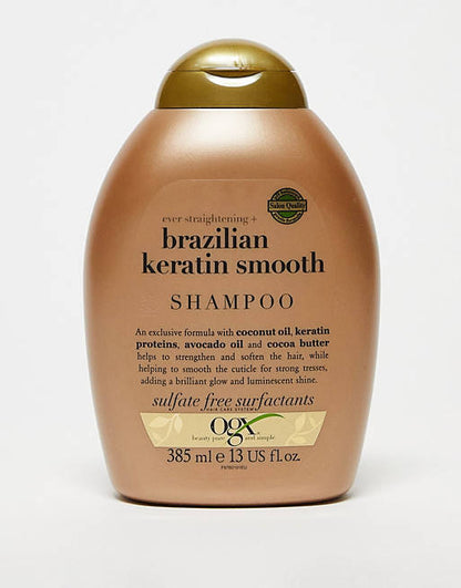 OGX Ever Straightening + Brazilian Keratin Therapy Shampoo & Conditioner - 385ml