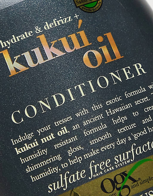 OGX Hydrate & Defrizz + Kukuí Conditioner 385ml