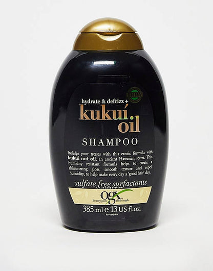 OGX Hydrate & Defrizz + Kukuí Oil Shampoo 385ml