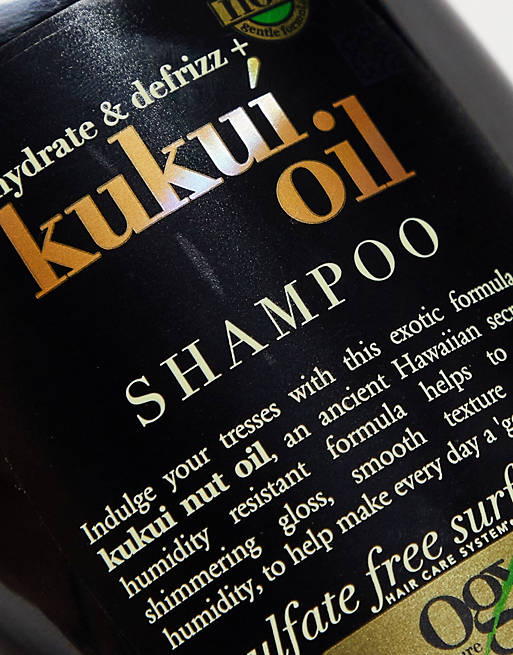 OGX Hydrate & Defrizz + Kukuí Oil Shampoo 385ml