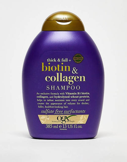 OGX Thick & Full + Biotin & Collagen Shampoo 385ml