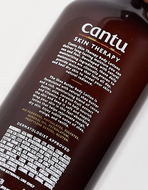 CANTU Skin Therapy Nourishing Shea Butter Body Lotion with Cocoa Butter, Aloe, Fruit Extract, Vitamin C & E - 473ml