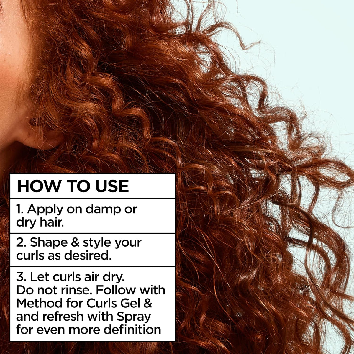 GARNIER Curl Cream, Method for Curls Air Dry Cream Leave-in 260ml