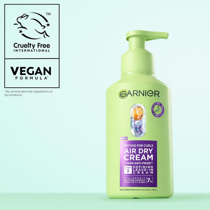 GARNIER Curl Cream, Method for Curls Air Dry Cream Leave-in 260ml