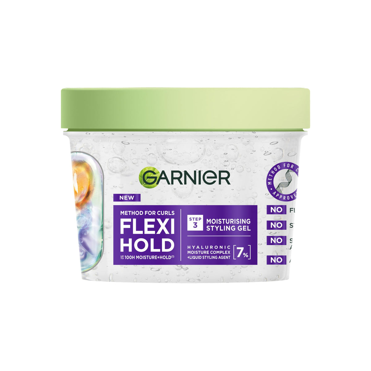 GARNIER Method for Curls Flexi Hold Moisturising Styling Gel 370 ml