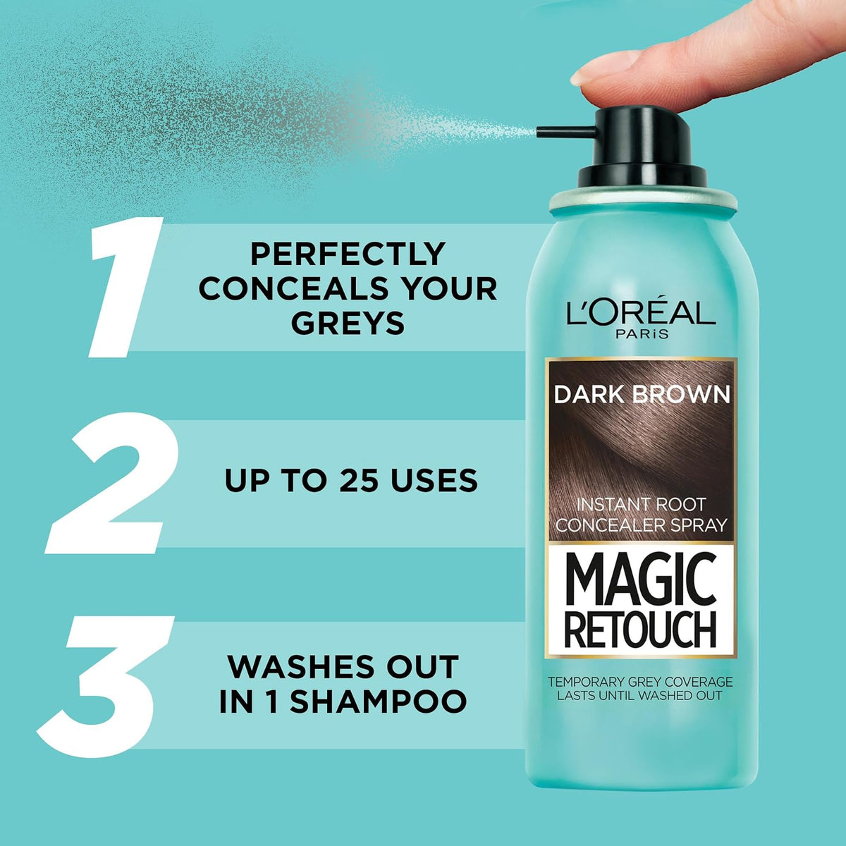 LOreal Magic Retouch Dark Brown Root Concealer Spray 75ml