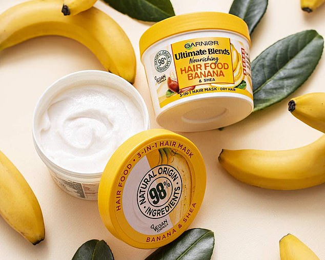 GARNIER Ultimate Blends Hair Food Nourishing Banana & Shea - 390 ml - Made In Germany