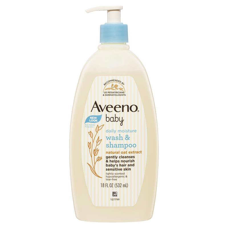 AVEENO BABY Daily Wash and Shampoo - 532 ml