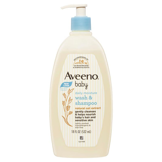 AVEENO BABY Daily Wash and Shampoo - 532 ml