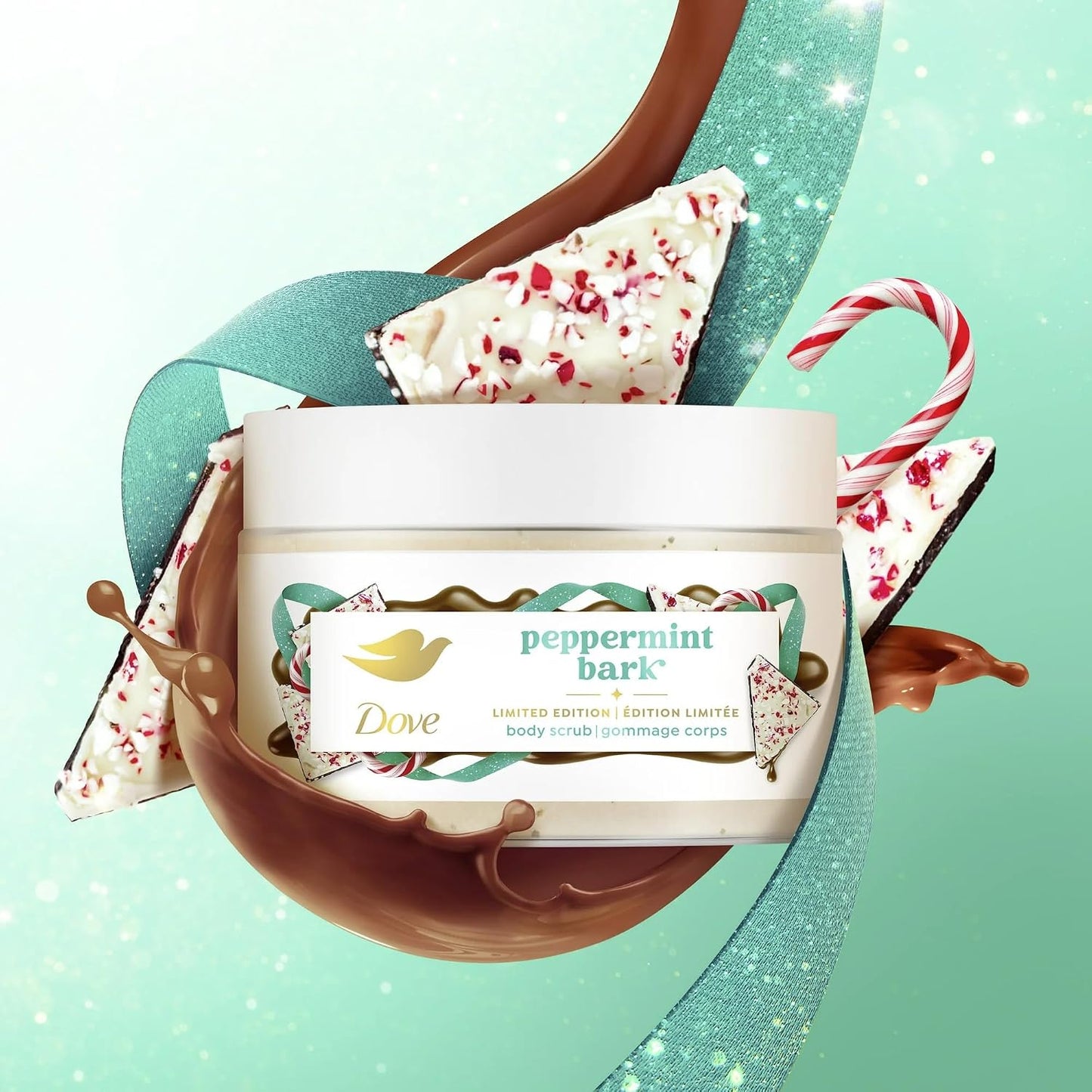 Dove Exfoliating Peppermint Bark Body Scrub - 298g
