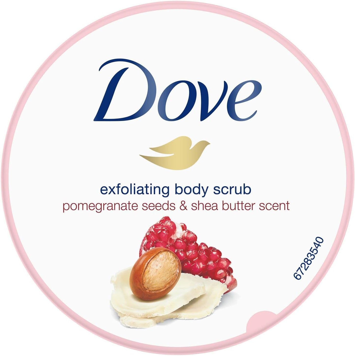 Dove Exfoliating Pomegranate Seeds and Shea Butter Body Scrub - 228g