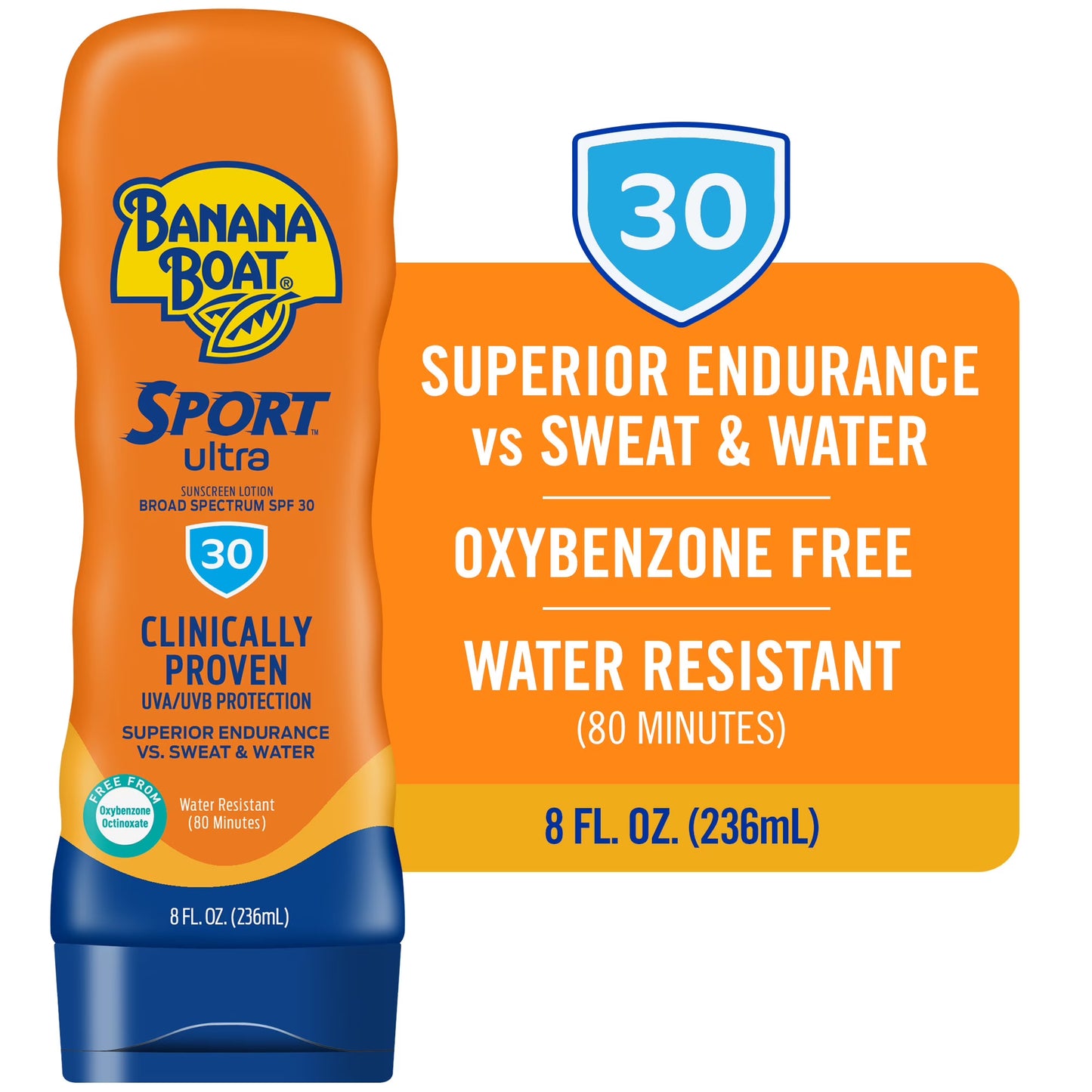 Banana Boat Ultra Sport Sunscreen Lotion New Formula SPF 30 - 240ml