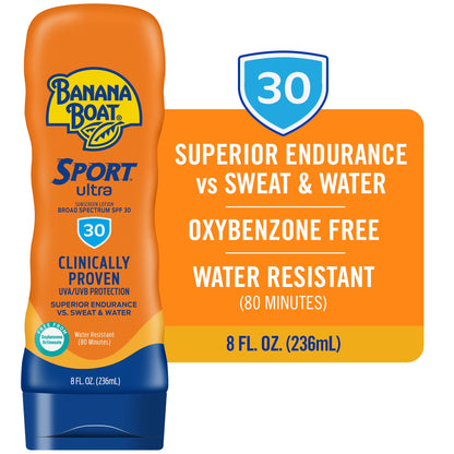 Banana Boat Ultra Sport Sunscreen Lotion New Formula SPF 30 - 240ml