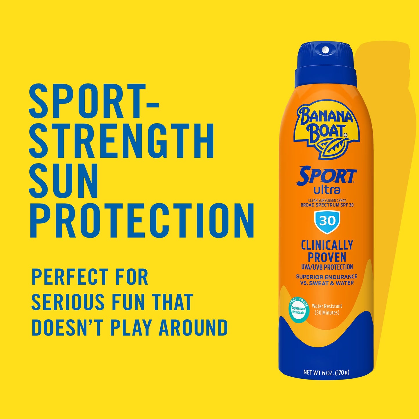 Banana Boat Ultra Sport Sunscreen Spray New Formula SPF 30 - 170g