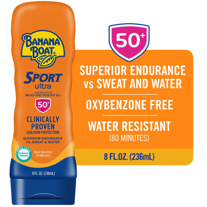 Banana Boat Ultra Sport Sunscreen Lotion New Formula SPF 50 - 240ml