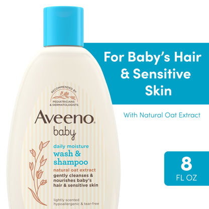 Aveeno Baby Daily Wash & Shampoo - 236ml