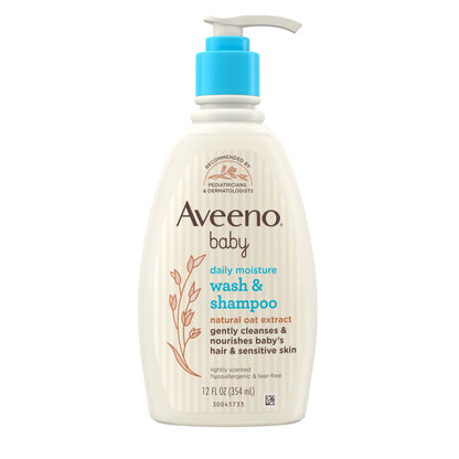 Aveeno Baby Daily Wash & Shampoo - 354ml