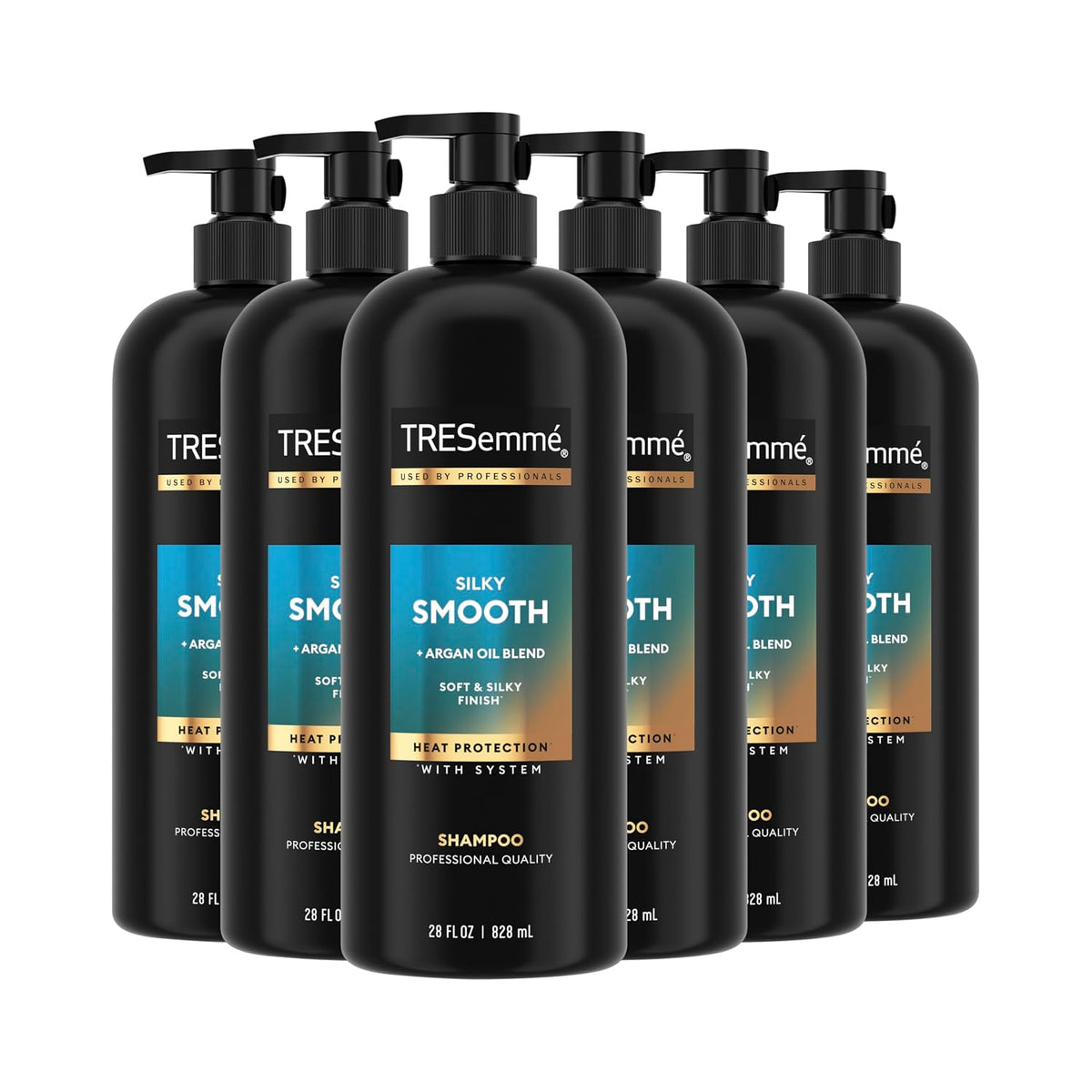 TRESemme Silky & Smooth Anti-Frizz Shampoo Heat Protection 828ml