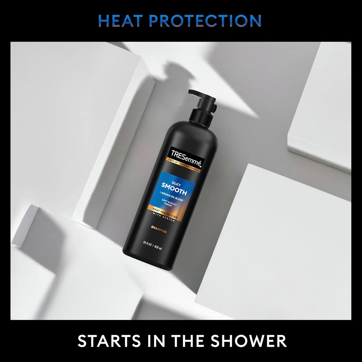 TRESemme Silky & Smooth Anti-Frizz Shampoo Heat Protection 828ml