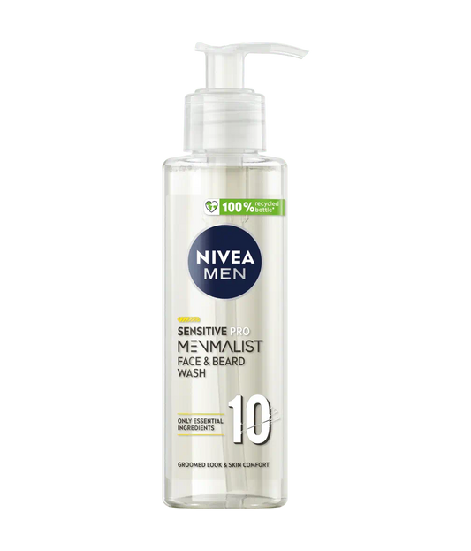 NIVEA MEN Sensitive Pro Menmalist Face & Beard Wash - 200 ml