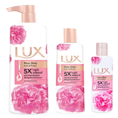 Lux Rosy Glow Soft Rose Fragranced Body Wash 450ml