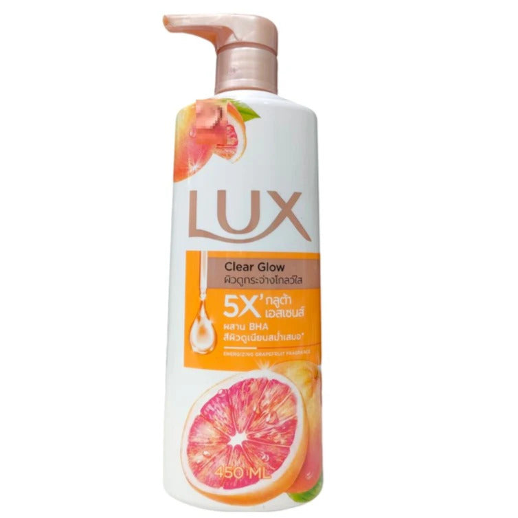 Lux Clear Glow 5x Gluta Essence Bright Body Wash 450ml