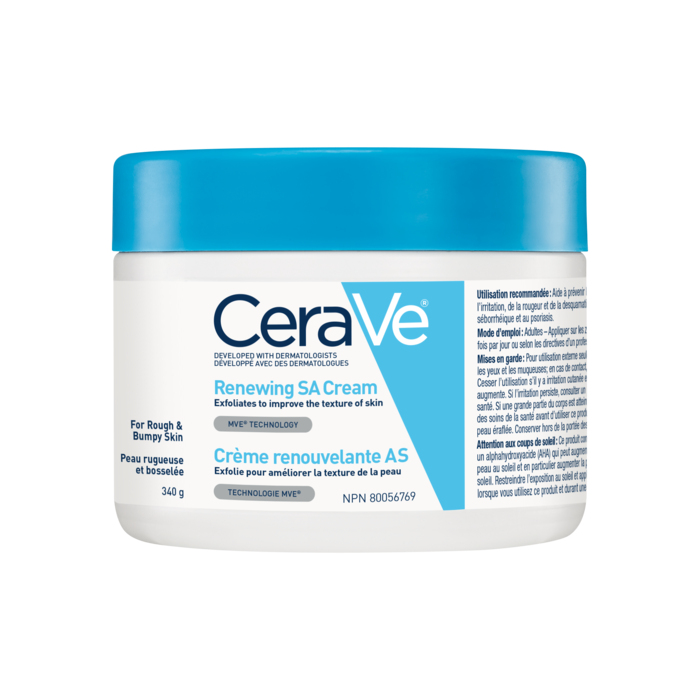 CERAVE SA Cream for Rough & Bumpy Skin Moisturizing Cream with 3 Essential Ceramides - 340 g