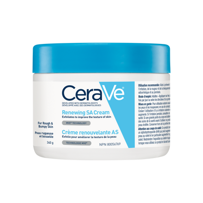 CERAVE SA Cream for Rough & Bumpy Skin Moisturizing Cream with 3 Essential Ceramides - 340 g