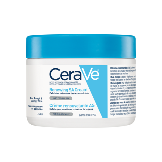 CERAVE SA Cream for Rough & Bumpy Skin Moisturizing Cream with 3 Essential Ceramides - 340 g