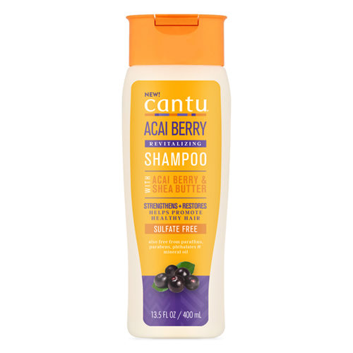 CANTU Acai Berry Revitalizing Shampoo With Acai Berry & Shea Butter | Sulphate Free - 400 ml