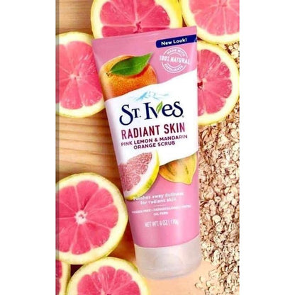 ST. IVES Radiant Skin Lemon & Mandarin Orange Face Scrub - 170g