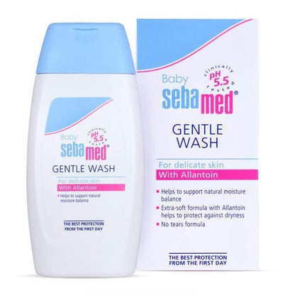 SEBAMED Baby Gentle Wash | NoTears, Extra Soft Formula - 200 ml