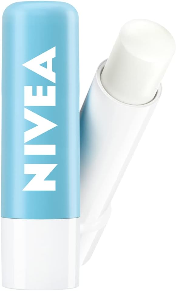 NIVEA Lip Balm Hydro Care with SPF 15 (4.8g), Hydrating Lip Balm with Aloe Vera, Moisturising Lip Care with Natural Oils for 12h Moisture Care, Lip Balm SPF 15