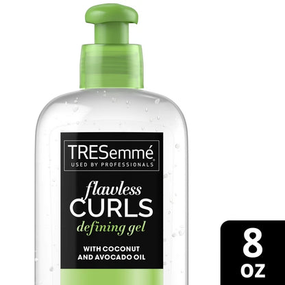 TRESEMME Hair Gel Flawless Curls Defining Gel |With Coconut & Avacado Oil (8 Ounce) - 226 g