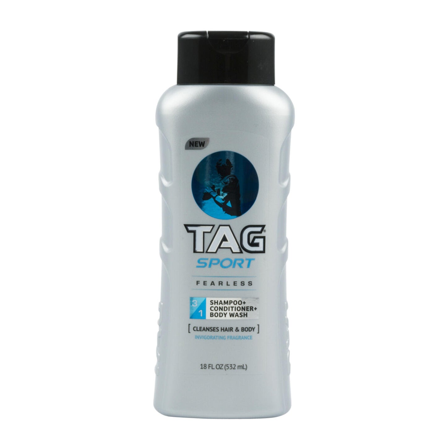 TAG Sport Fearless 3 in 1 Shampoo, Conditioner & Body Wash - 532 ml