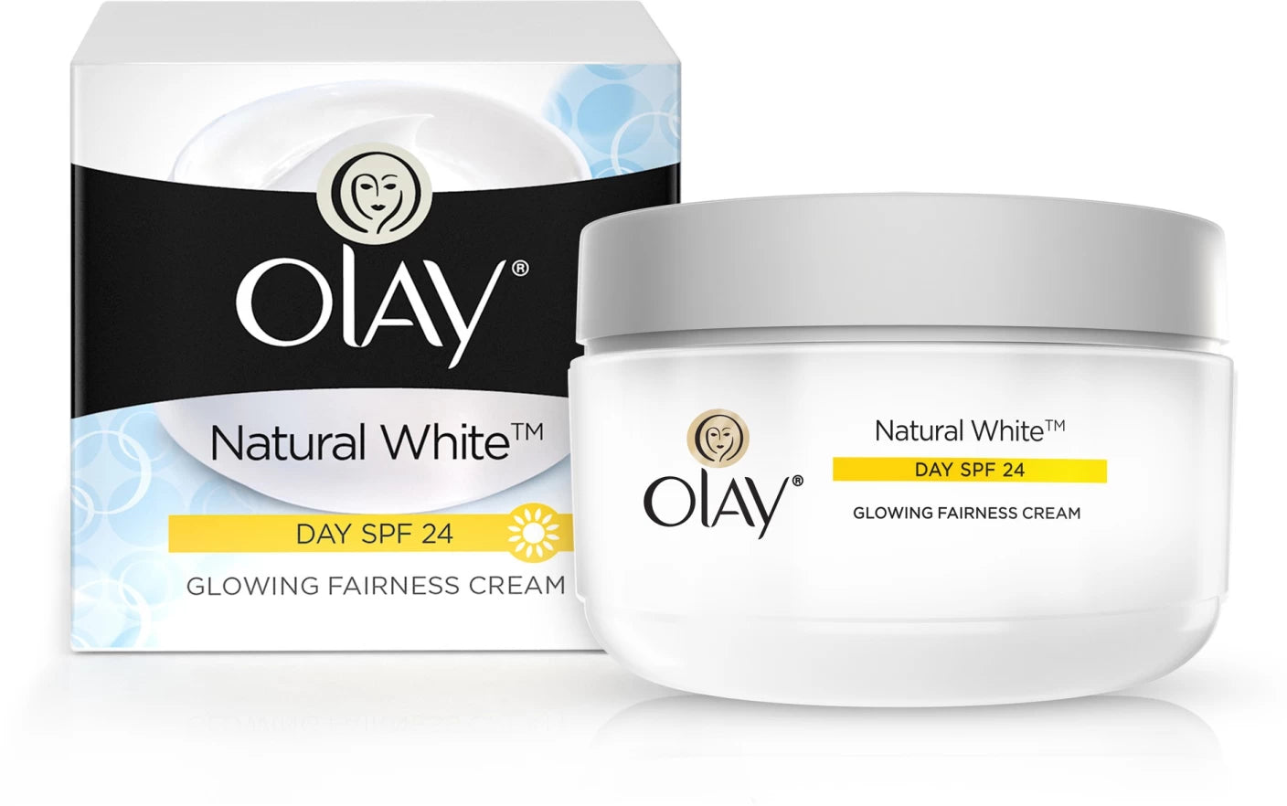 OLAY NATURAL AURA 7 IN ONE GLOWING RADIANCE DAY CREAM SPF 15